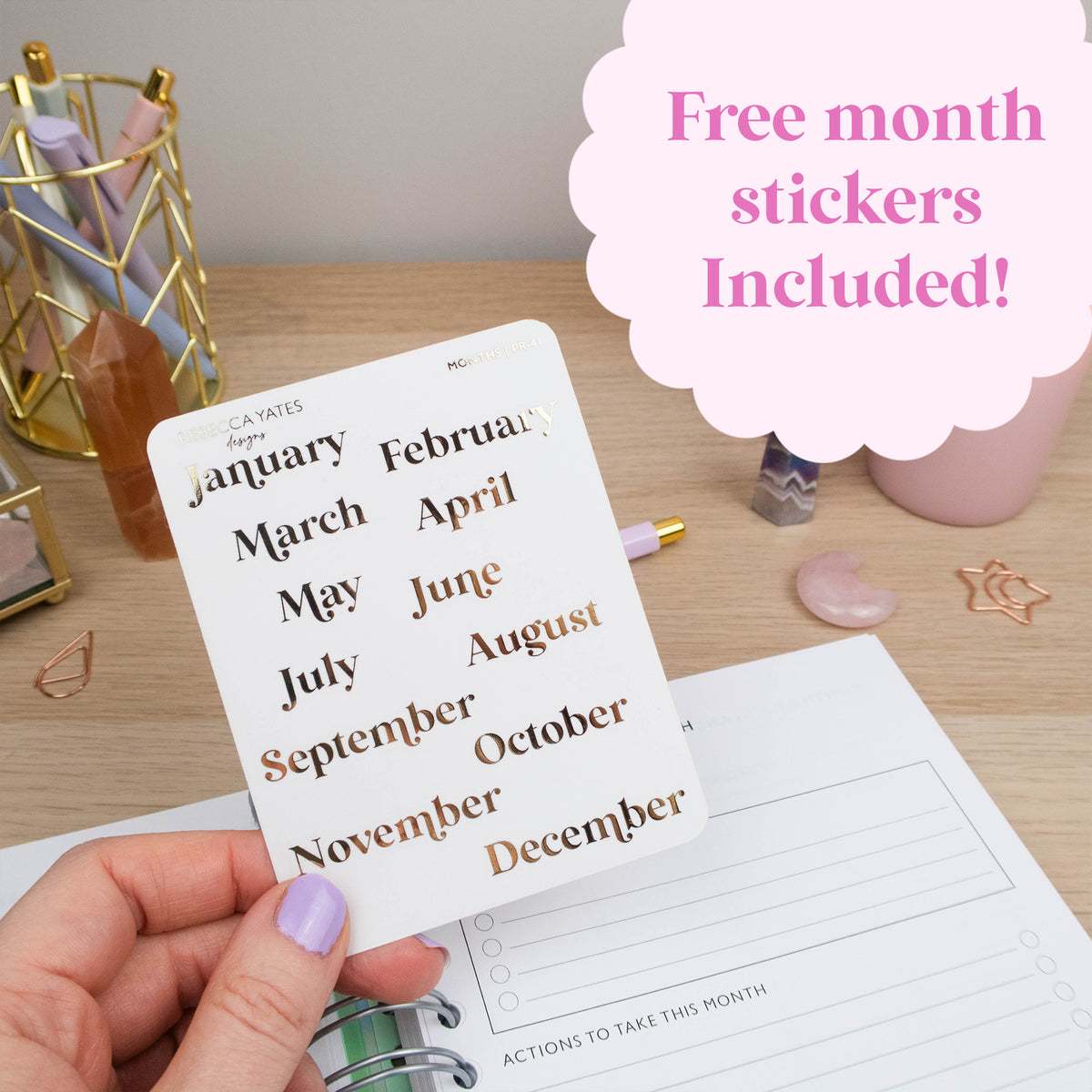 COFFEE, PLAN, DO - PERSONALISED PLANNER - Rebecca Yates