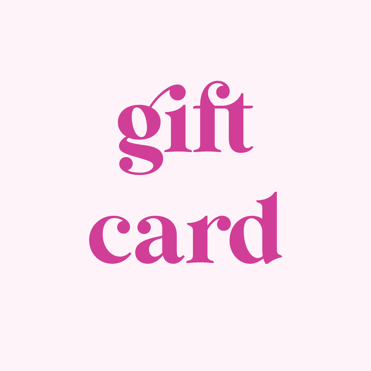 E-GIFT VOUCHER - Rebecca Yates