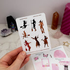 GLAM WITCH - FOILED PLANNER STICKERS - Rebecca Yates