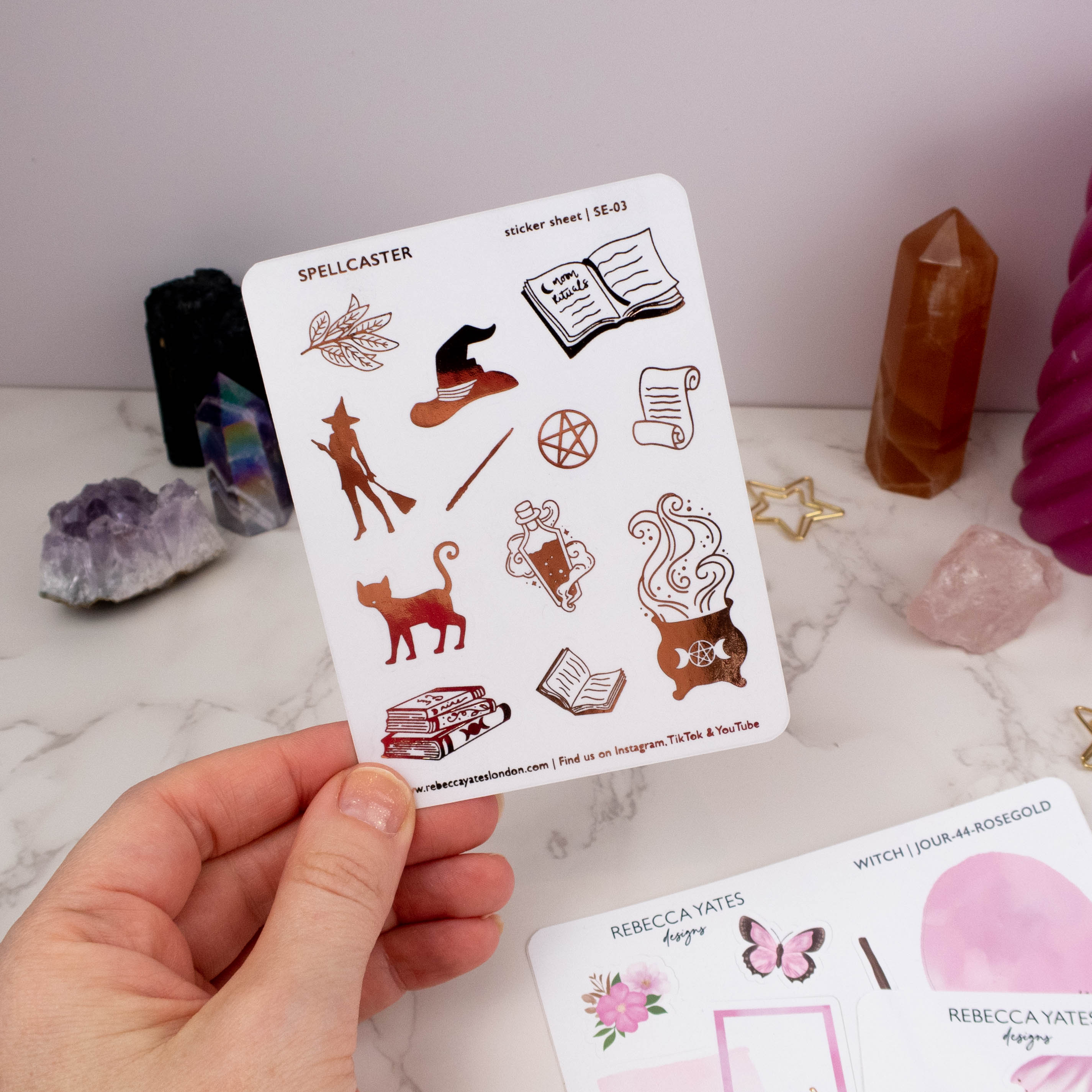 SPELLCASTER - FOILED PLANNER STICKERS - Rebecca Yates