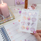 IN THE SKY CIRCLES - PLANNER STICKER SHEET - Rebecca Yates