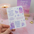 DUSK - STICKER SHEET - Rebecca Yates