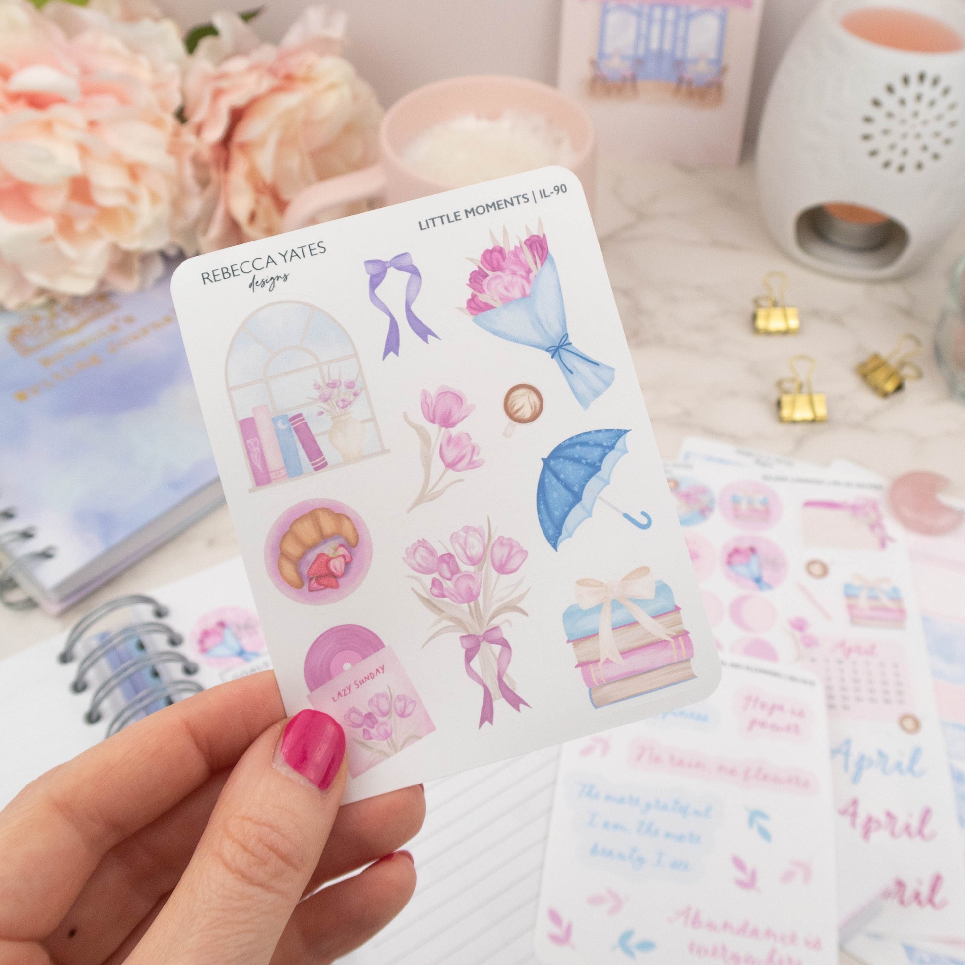 SILVER LININGS - BIG CREATIVE STICKER BUNDLE - Rebecca Yates