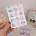 SILVER LININGS CIRCLES - PLANNER STICKER SHEET - Rebecca Yates
