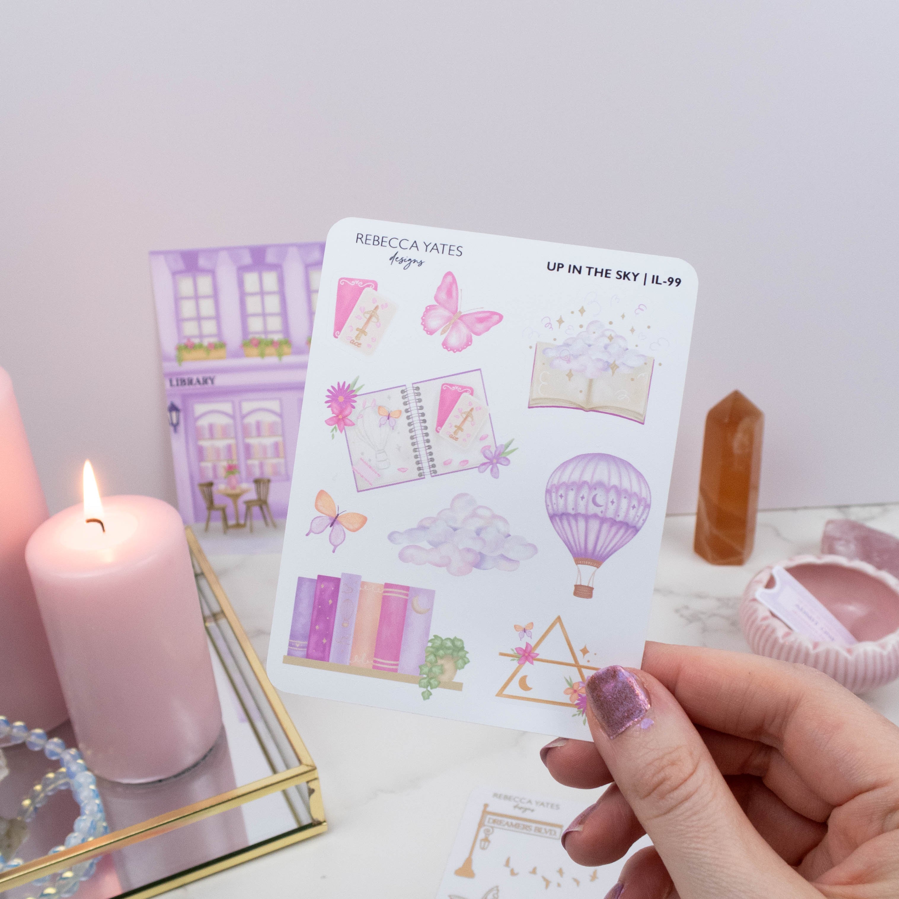 MONTHLY PLANNING STICKER SUBSCRIPTION (OPEN UNTIL 14TH JUNE) - Rebecca Yates