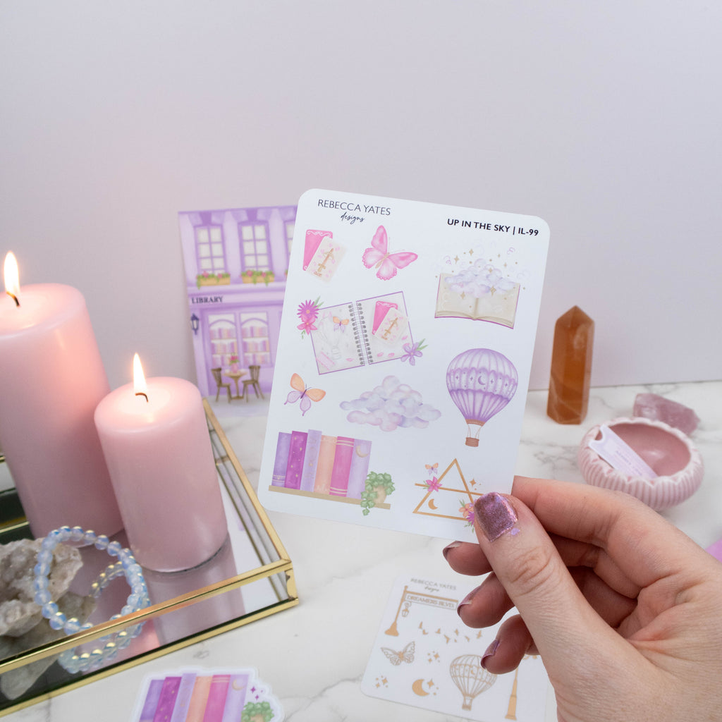 UP IN THE SKY - BIG CREATIVE STICKER BUNDLE - Rebecca Yates