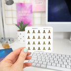 MEDITATION - FOILED ICON PLANNER STICKERS - Rebecca Yates