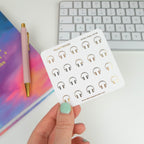 HEADPHONES - FOILED ICON PLANNER STICKERS - Rebecca Yates