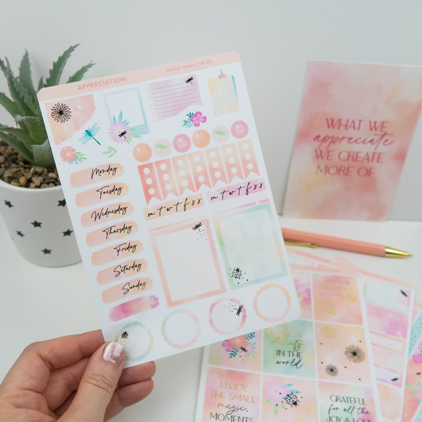 APPRECIATION - VERTICAL PLANNER WEEKLY KIT