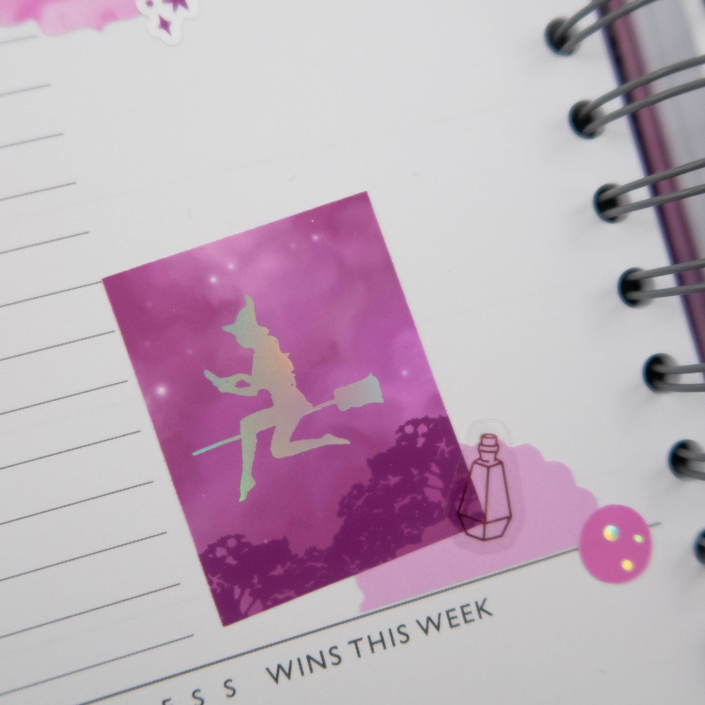 SEASON OF THE WITCH - VERTICAL PLANNER WEEKLY KIT - LIMITED EDITION IRIDESCENT FOIL