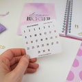 BOLD NUMBERS - FOILED PLANNER STICKERS - Rebecca Yates
