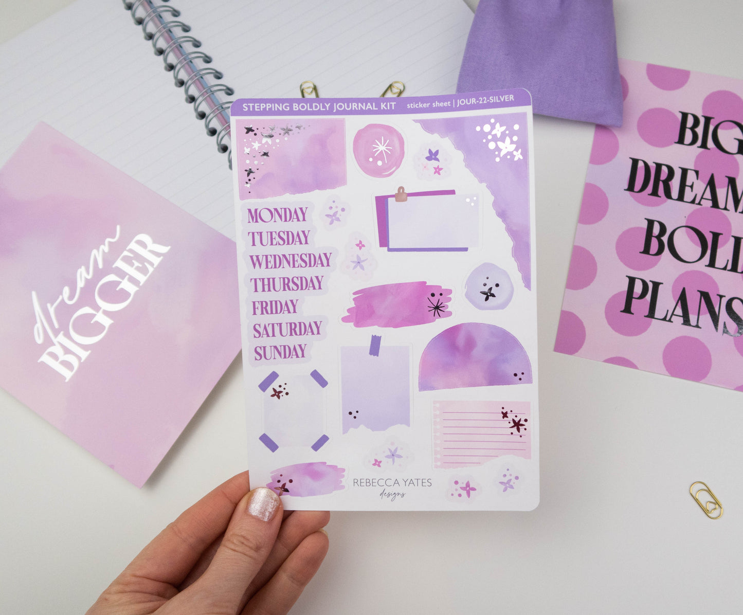 STEPPING BOLDLY - JOURNAL KIT