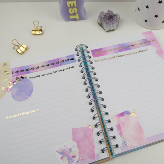 DAILY JOURNALLING - FOILED STICKER SHEET - Rebecca Yates