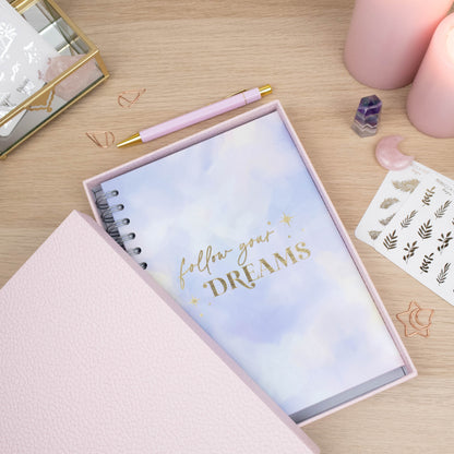 FOLLOW YOUR DREAMS - JOURNAL & GIFT BOX