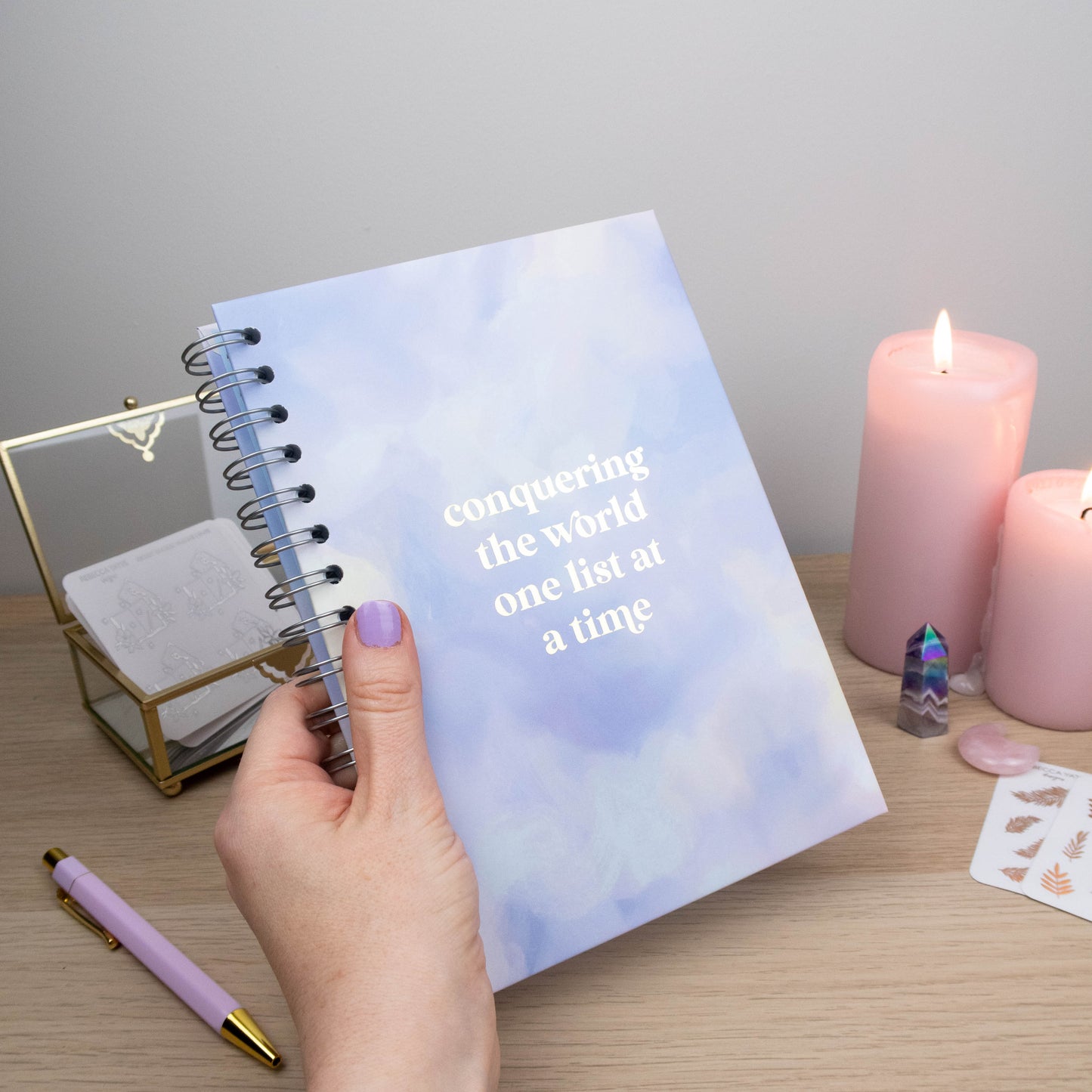 CONQUERING THE WORLD ONE LIST AT A TIME  - JOURNAL & GIFT BOX