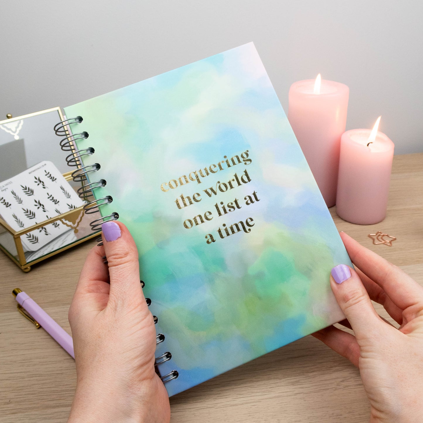 CONQUERING THE WORLD ONE LIST AT A TIME  - JOURNAL & GIFT BOX