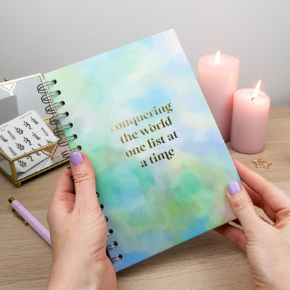 CONQUERING THE WORLD ONE LIST AT A TIME  - JOURNAL & GIFT BOX
