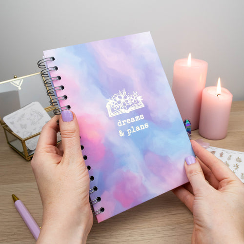 ANY TEXT YOU LIKE (FLOWERS) - LUXE PERSONALISED JOURNAL - Rebecca Yates