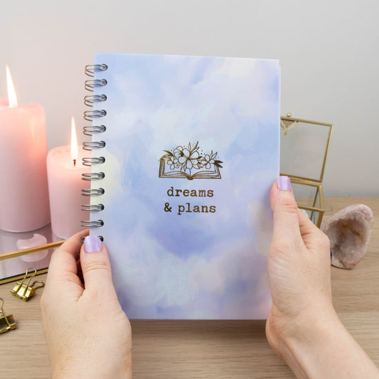 ANY TEXT YOU LIKE (FLOWERS) - LUXE PERSONALISED JOURNAL