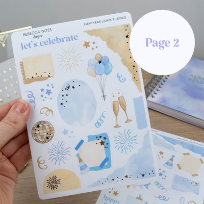 HAPPY NEW YEAR  - JOURNAL KIT