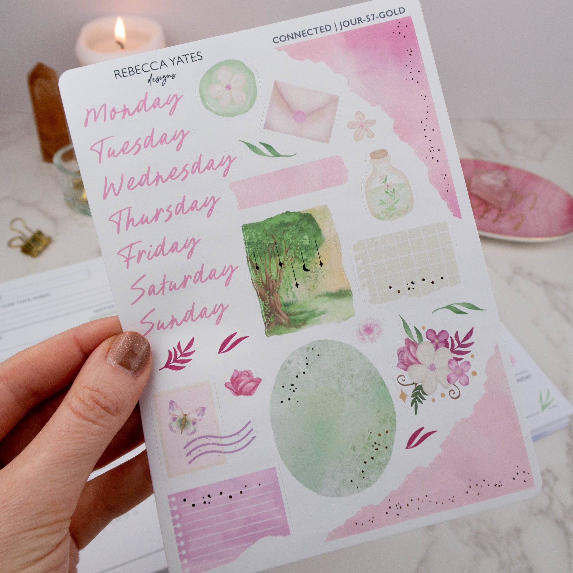CONNECTED - BIG STICKER BUNDLE - Rebecca Yates
