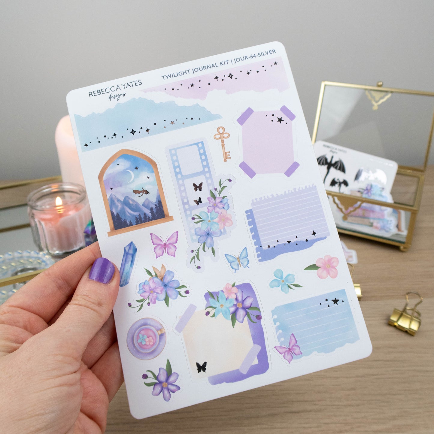 TWILIGHT - BIG CREATIVE STICKER BUNDLE - Rebecca Yates