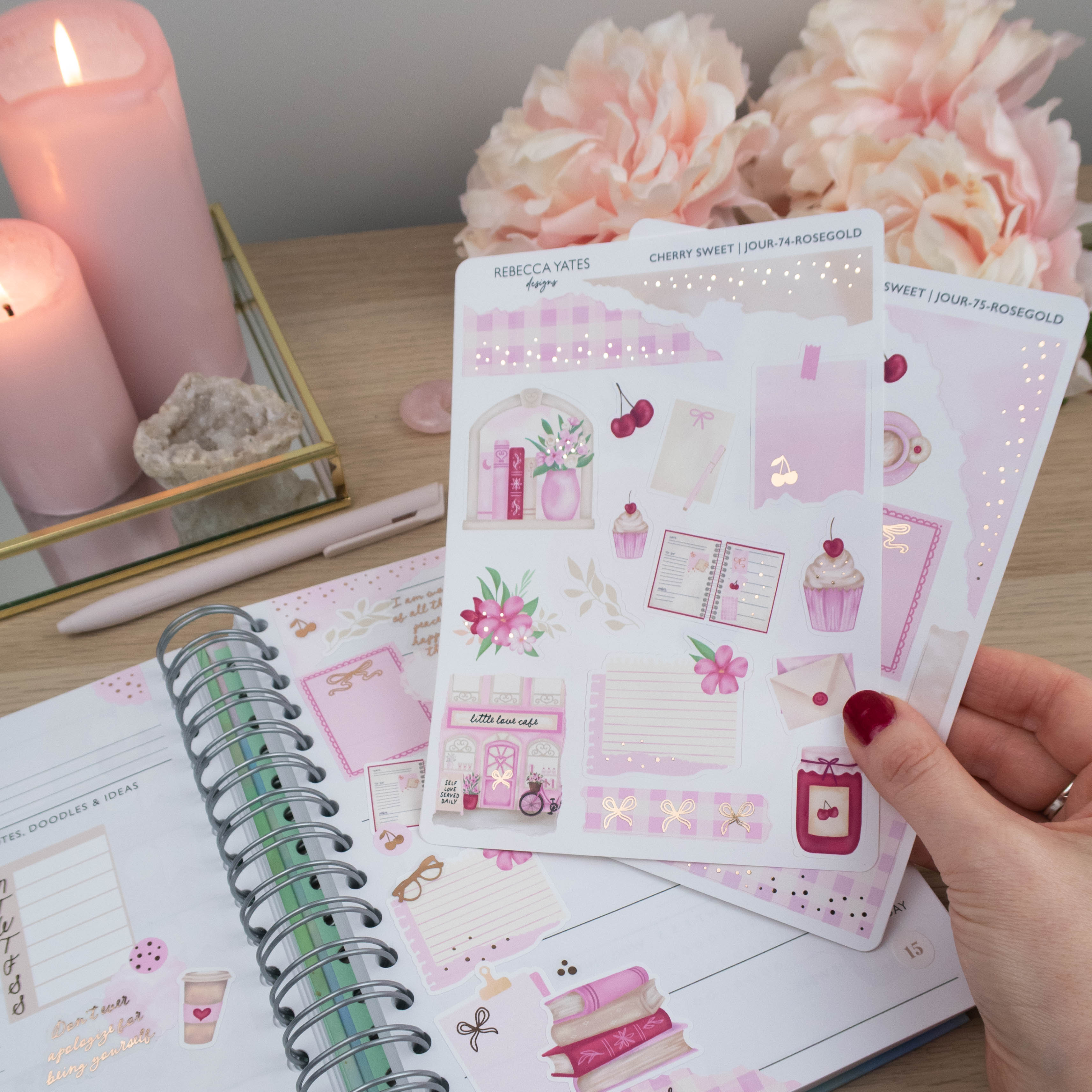 CHERRY SWEET - JOURNAL KIT - Rebecca Yates