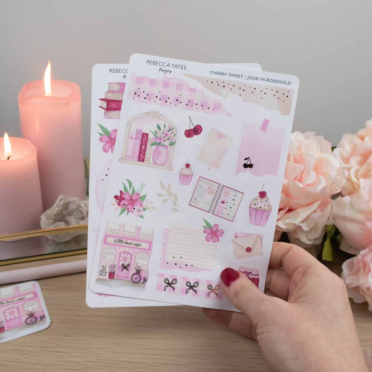 CHERRY SWEET - BIG CREATIVE STICKER BUNDLE - Rebecca Yates