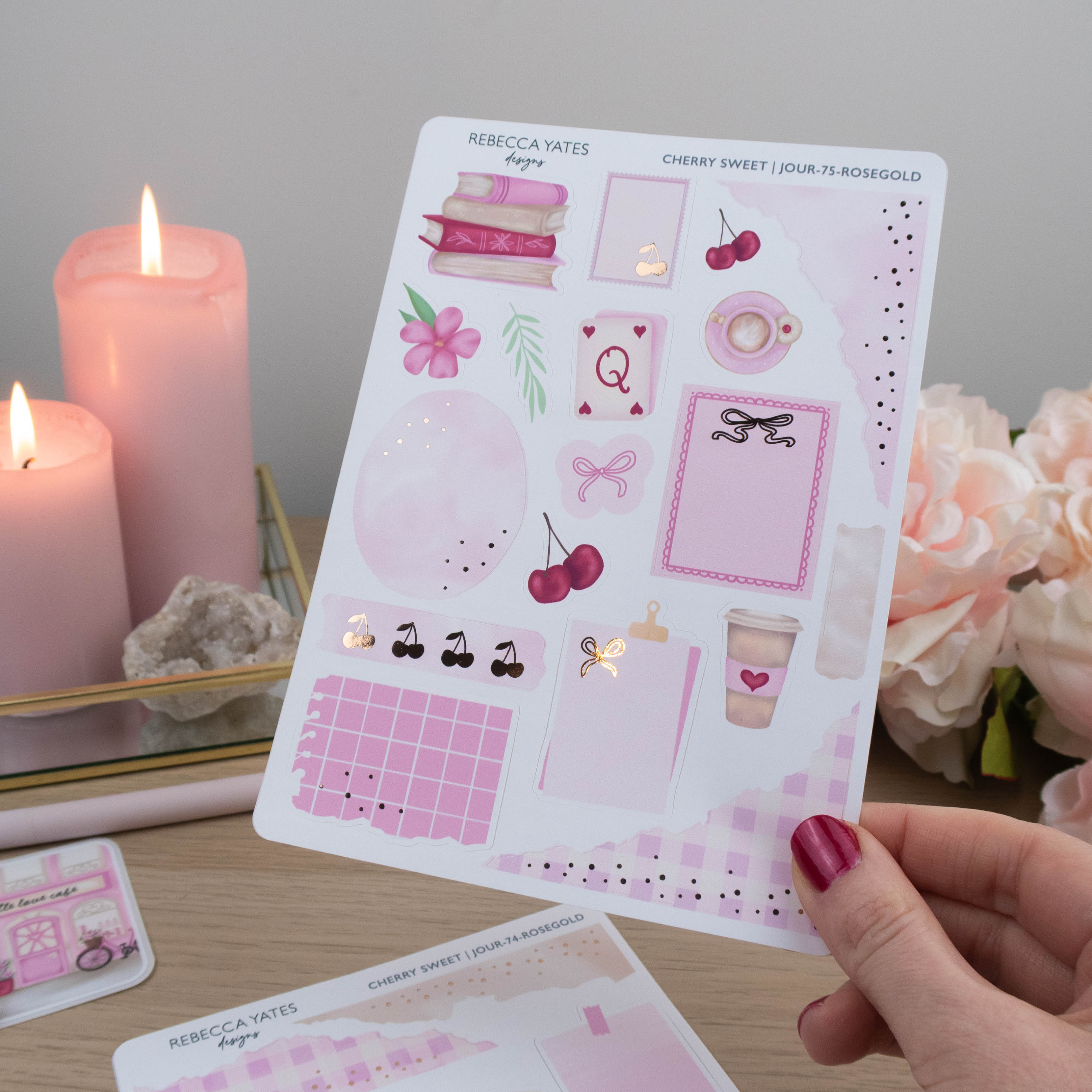 CHERRY SWEET - BIG CREATIVE STICKER BUNDLE - Rebecca Yates