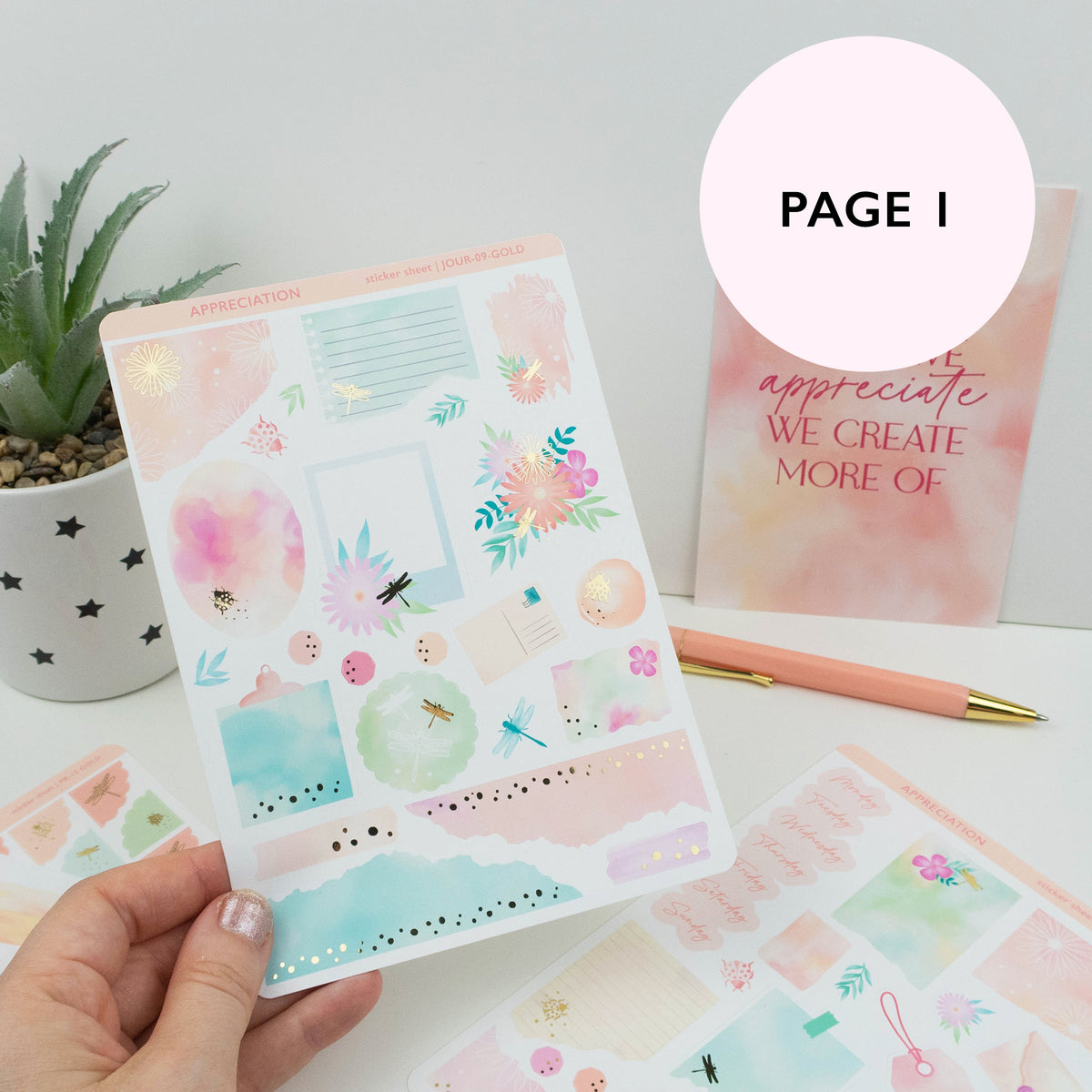 APPRECIATION  - JOURNAL KIT - Rebecca Yates