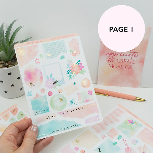 APPRECIATION  - JOURNAL KIT - Rebecca Yates