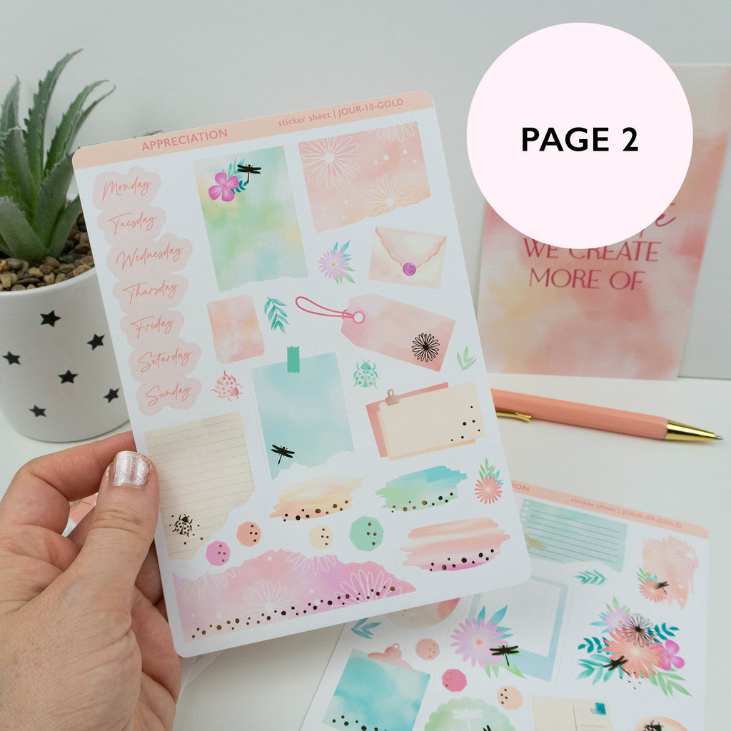 APPRECIATION  - JOURNAL KIT - Rebecca Yates