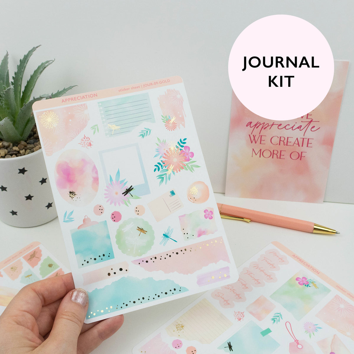 APPRECIATION  - JOURNAL KIT - Rebecca Yates