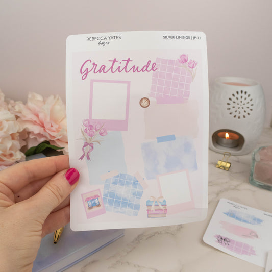 GRATITUDE - FULL PAGE JOURNAL STICKER