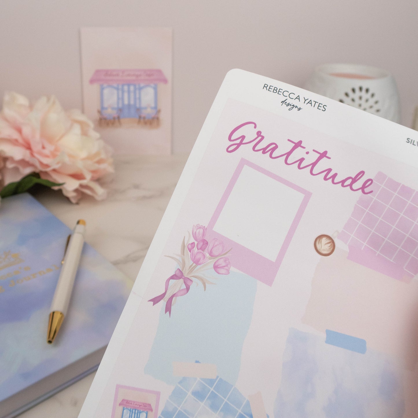 GRATITUDE - FULL PAGE JOURNAL STICKER