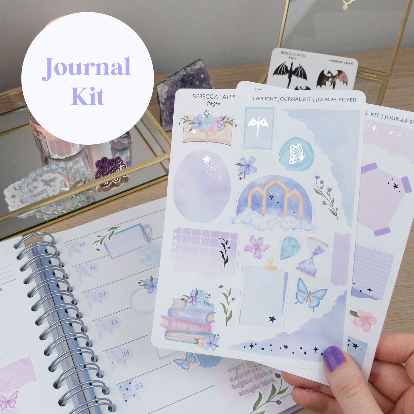 TWILIGHT - BIG CREATIVE STICKER BUNDLE - Rebecca Yates