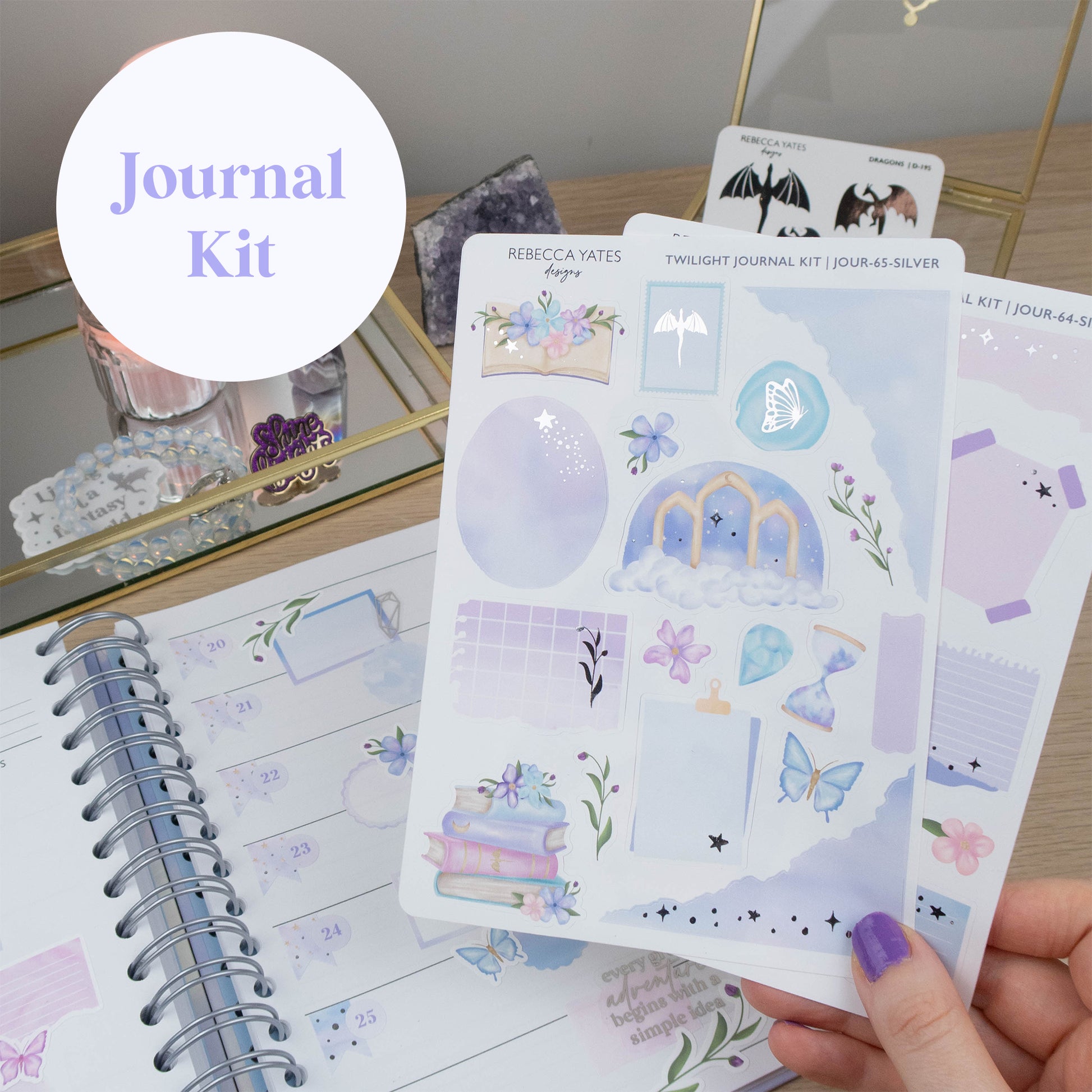 TWILIGHT - BIG CREATIVE STICKER BUNDLE - Rebecca Yates