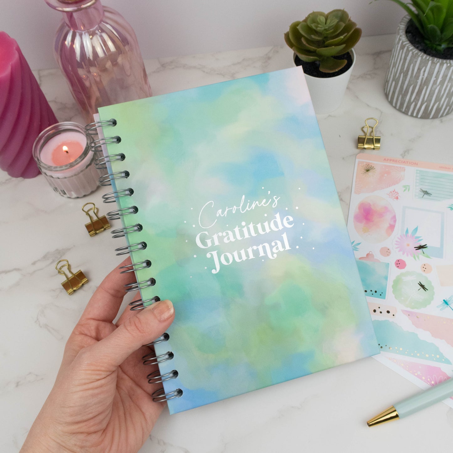 GRATITUDE JOURNAL - LUXE PERSONALISED JOURNAL