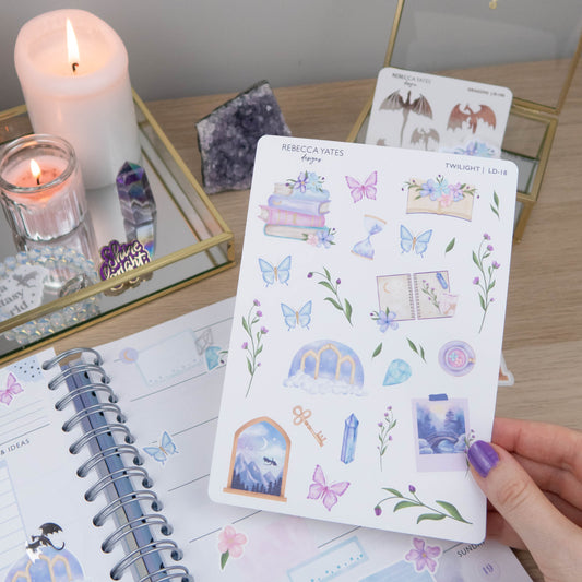TWILIGHT DECO  - PLANNER STICKER SHEET