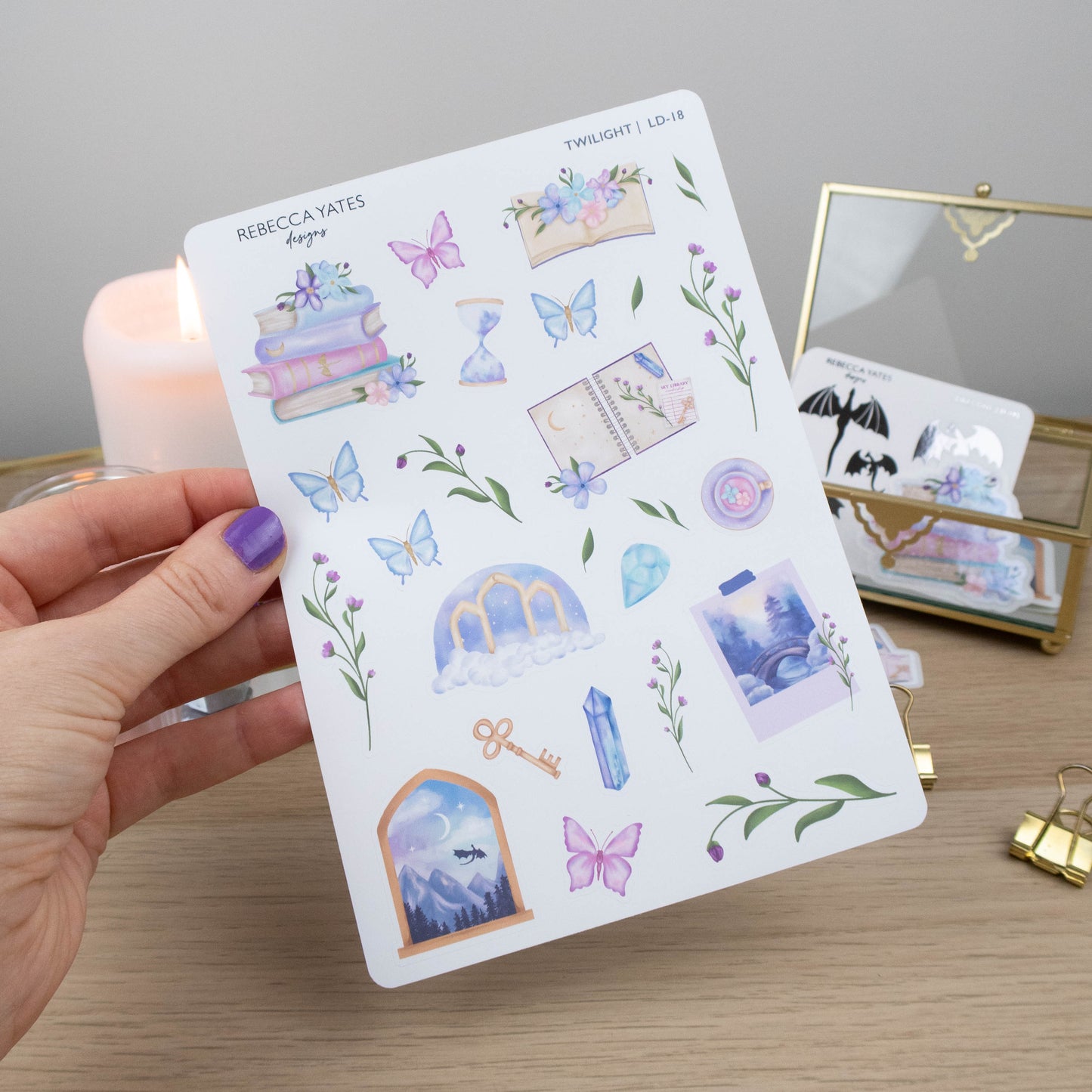 TWILIGHT - BIG CREATIVE STICKER BUNDLE - Rebecca Yates