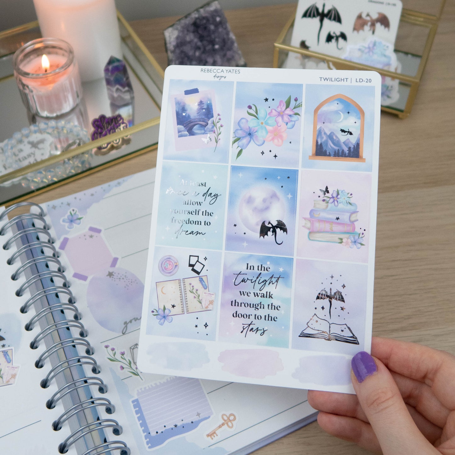 TWILIGHT - BIG CREATIVE STICKER BUNDLE - Rebecca Yates