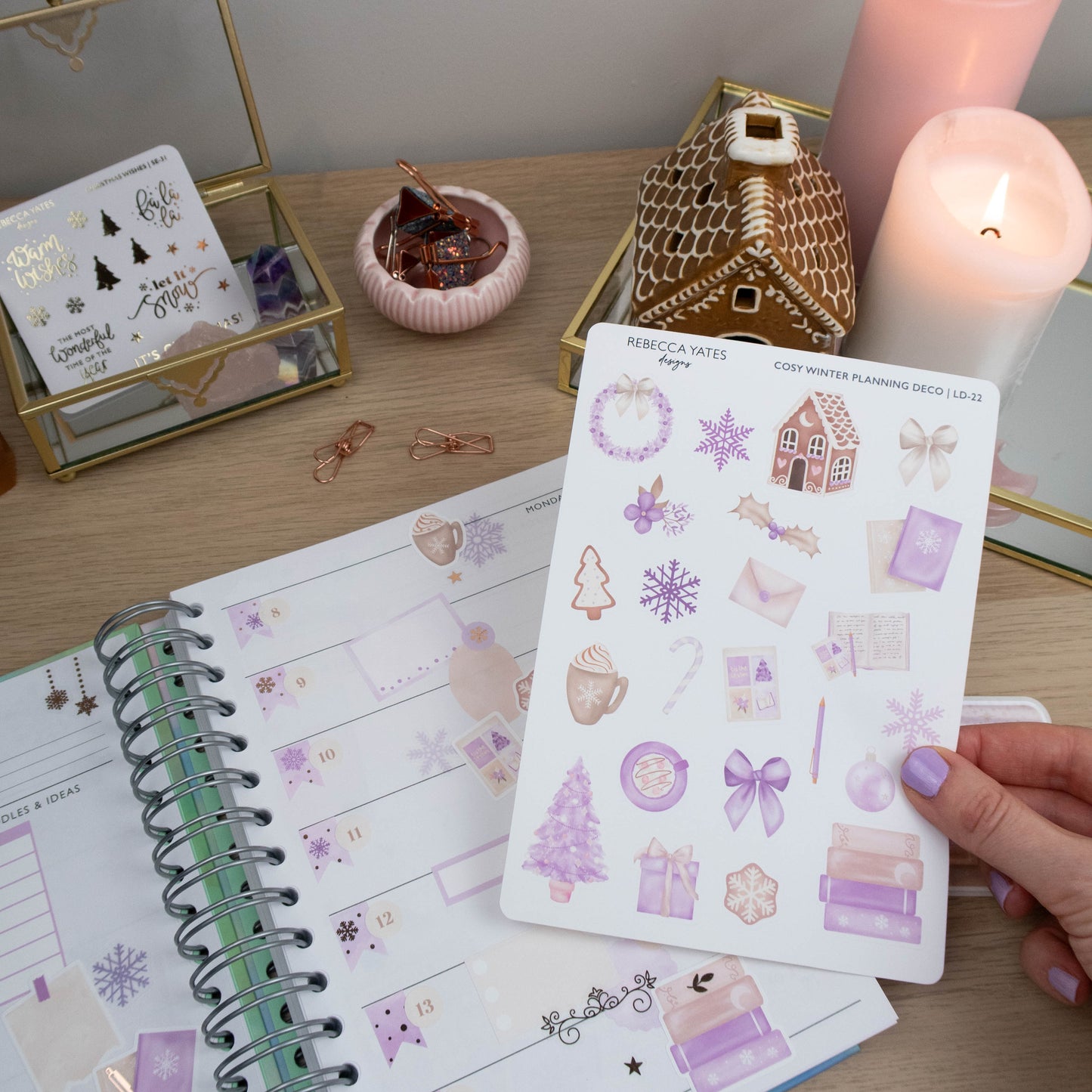 COSY WINTER PLANNING  DECO  - PLANNER STICKER SHEET