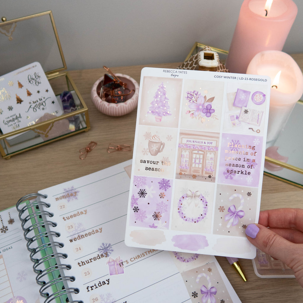 COSY WINTER PLANNING  - FULL BOXES - Rebecca Yates