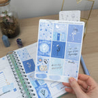 UNDER THE MOON FULL BOXES  - PLANNER STICKER SHEET - Rebecca Yates