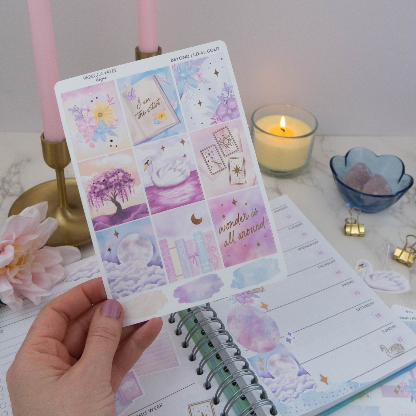 BEYOND FULL BOXES  - PLANNER STICKER SHEET
