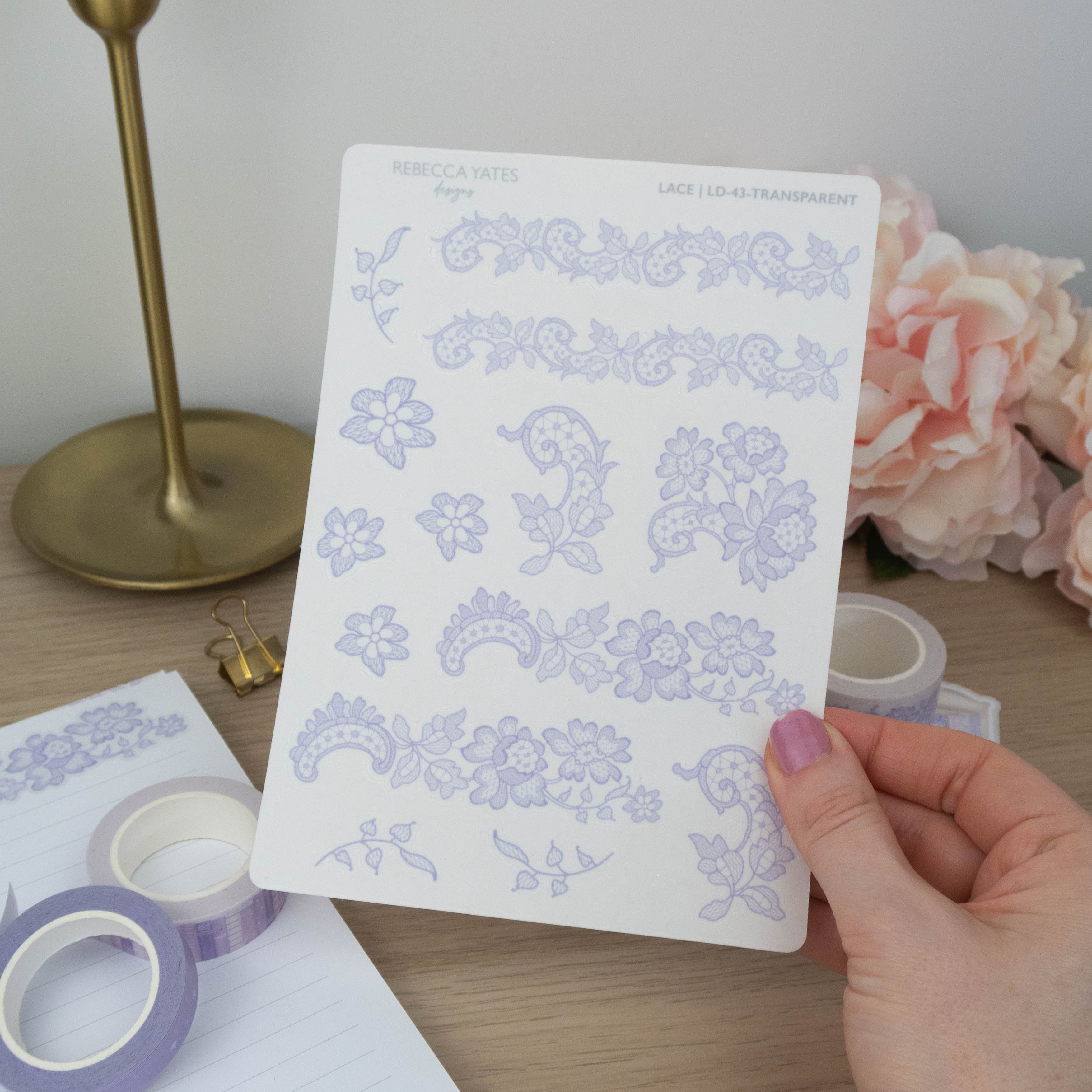 LACE  - STICKER SHEET