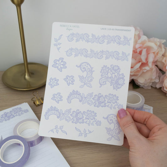 LACE  - STICKER SHEET