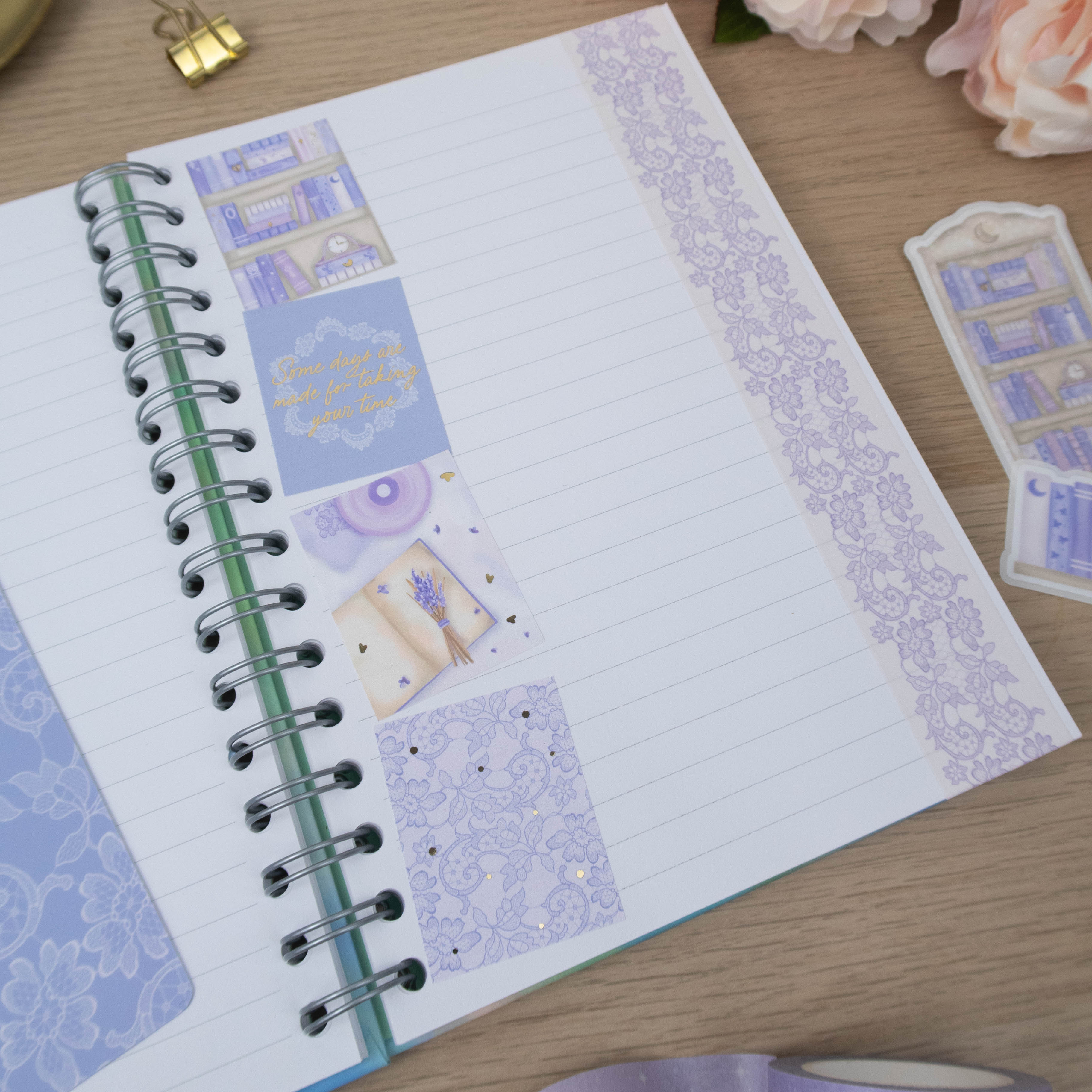 SOFT DAYS FULL BOXES  - PLANNER STICKER SHEET - Rebecca Yates