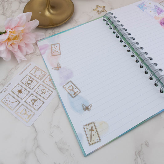 BEYOND WATERCOLOUR SWATCHES  - STICKER SHEET (TRANSPARENT) - Rebecca Yates