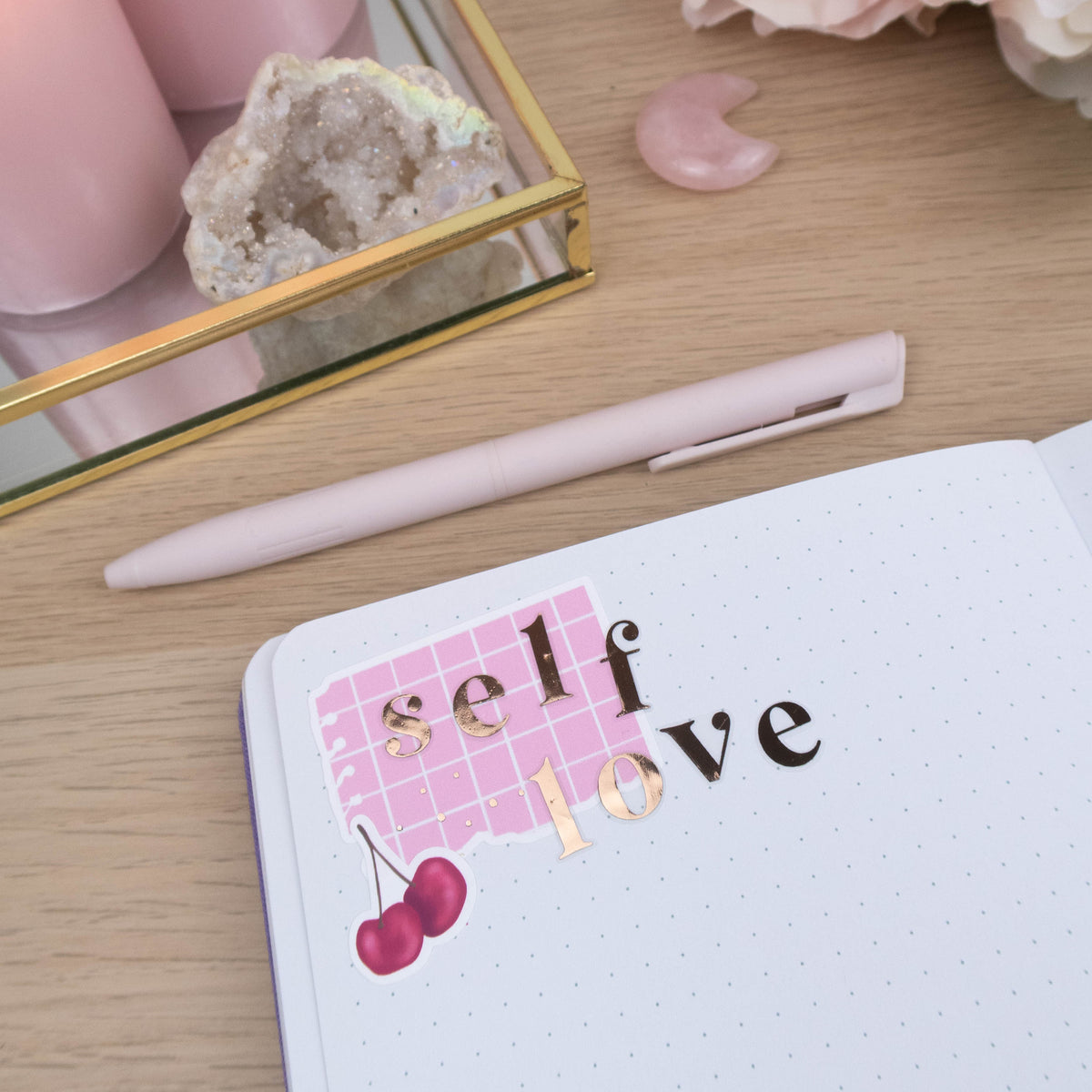 ALPHABET - MODERN STYLE FOILED STICKERS - Rebecca Yates